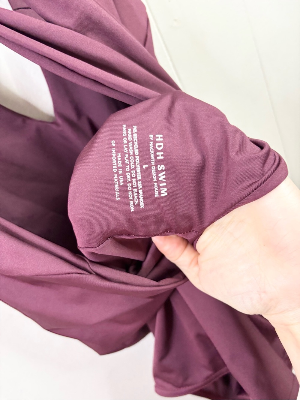 Hackwith Design House HDH everything one piece size L plum purple - Picture 4 of 9